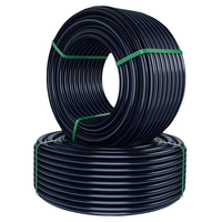 Tubería de Suministro de Agua de HDPE de 63 mm PN10 PN16, Tubería de Presión de Polietileno PE100 para Agua Potable, Sistema de Tuberías Subterráneas
