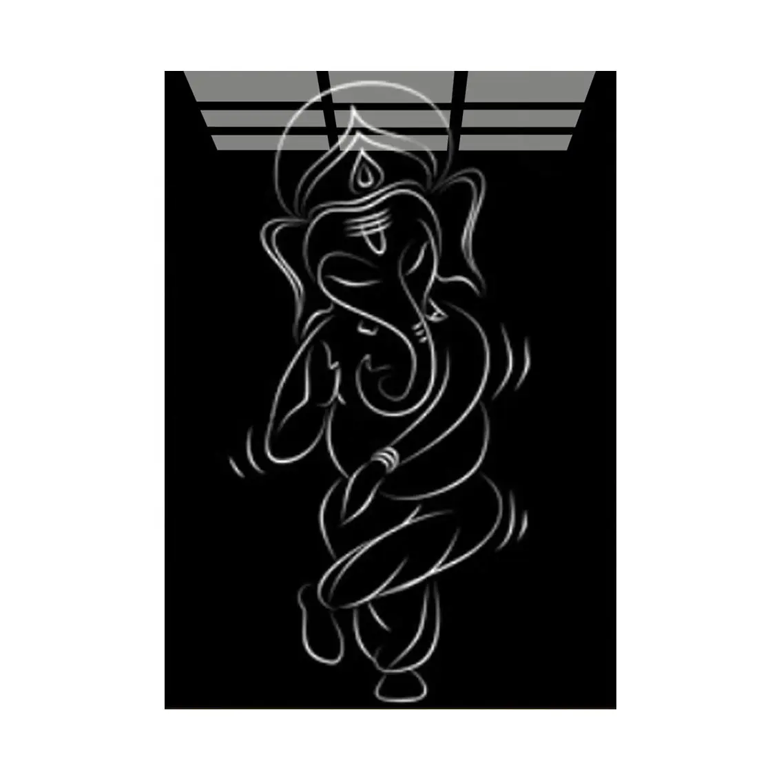 Wall Art Indian buddha Hindu God Elephant Ganesha painting factory wholesale high quality Crystal Painting