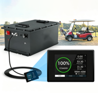 Baterai Semi-solid State LiFePO4 51.2V 60Ah IP65 6000 Siklus 150A Discharge untuk Golf Cart/Solar/EV - Dukungan BMS Kustom OEM
