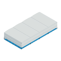 Toit rétractable électrique pour terrains de sport extérieurs, en acier galvanisé, assemblage à vis, auvent automatique anti-pluie pour garage automobile, toutes saisons