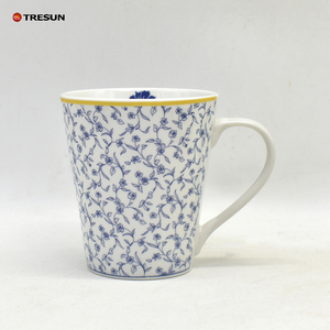 Service de table moderne et écologique de luxe en céramique et porcelaine, motif floral, 18 pièces, pour cadeaux d'affaires - Product Image 6