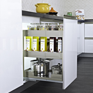 Pantry Storage Organizer Kitchen Cabinet Pull-Out Type Storage Basket For Kitchen And Drawing Room