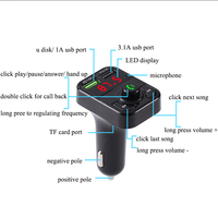 X3 Prix Bas Kit Voiture 3 en 1 Chargeur USB Lecteur MP3 Modulateur FM Bluetooth Émetteur à Vendre