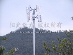 เครื่องกำเนิดไฟฟ้าพลังงานลมแบบตั้ง 1200W ชิ้นส่วนเครื่องกำเนิดไฟฟ้าพลังงานแม่เหล็ก YGDL เครื่องกำเนิดไฟฟ้าพลังงานลมแบบตั้ง YGDL - Product Image 5