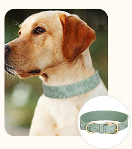 <span class=keywords><strong>Collar</strong></span> de Perro Ajustable de PU de Lujo Moderno con Relieve Suave para Perros Medianos y Grandes, Novedad de <span class=keywords><strong>2026</strong></span> - Product Image 3