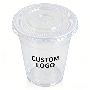 Vasos de PET de Doble Pared con Logotipo Personalizado, 16 oz/200 ml, para Jugo, Leche, Té, con Tapas Transparentes, Empaque Personalizado para Llevar - Product Image 5