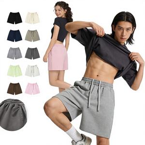 Pantalones Cortos Deportivos Casuales con Cordón Ajustable, Color Sólido, Sorona Antibacterial 5A, 240g, para Hombre y Mujer, para Actividades al Aire Libre, Novedad 2026 - Product Image 1