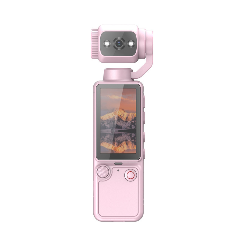 Rosa [Tarjeta de 32 GB + Mini trípode + Cordón + Cable USB]