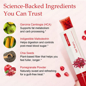 Estratto di Garcinia Cambogia 1200mg Synkonda, Strisce di Gelatina per Adulti, Soppressore dell'Appetito, Stimola il Metabolismo, Controlla i Desideri, 10 Stick - Product Image 3