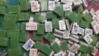 Lot en gros personnalisé de 160 tuiles épaisses de Mahjong américain en acrylique à 2 couches avec sac de rangement en toile – Direct Usine