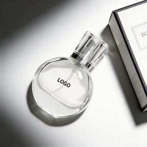 Factory Direct 25ml Flat Round Glass Perfume <b>Bottles</b> Refillable Travel Portable Fine <b>Mist</b> Spray <b>Bottles</b> with Low MOQ Custom - Product Image 4