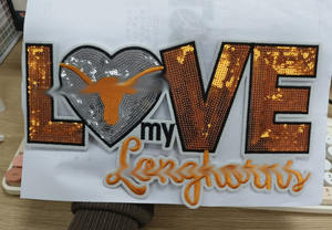 แพทช์ปักเลื่อมโลโก้ทีมแอลเอ ดอดเจอร์ส สำหรับติดเสื้อผ้า หมวก แบบรีดติด - Product Image 2