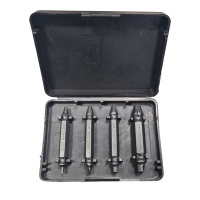 Extractor de Tornillos de Doble Extremo HSS 4341, Herramienta para Extraer Pernos, Extractor de Tornillos Fácil de Usar, Mantenimiento Automotriz, Un Juego para Todo
