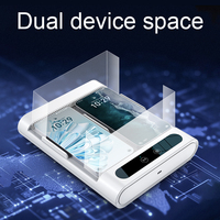 Brouilleur anti-enregistrement ultrasonique RPM à 48 têtes, portée de détection 10-20m - Bloqueur audio portable pour la protection de la vie privée en cabine téléphonique