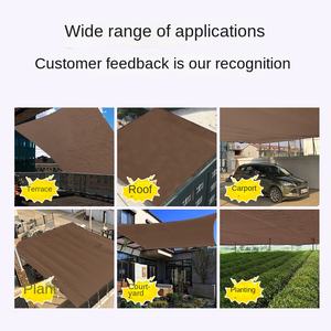 רשת צל חומה בהתאמה אישית מ-HDPE-UV להגנה מפני השמש לשימוש בחממות אירופאיות ואמריקאיות - Product Image 2