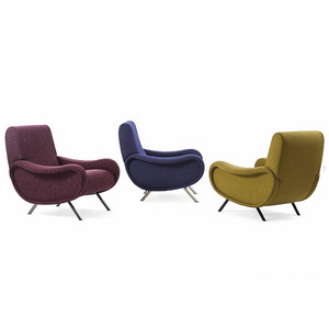 Modern Minimalist Single Sofa <b>Chair</b> Red <b>Velvet</b> Armchair For Living Room <b>Small</b> Apartment Guesthouse Furniture - Product Image 3