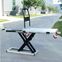 Offre Spéciale bon marché hydraulique manuel Table élévatrice à ciseaux chariot camion table voiture chariot main en aluminium chariot logistique