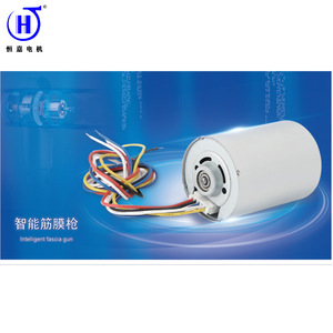 มอเตอร์ไร้แปรงถ่าน Huibaochang 3650 มอเตอร์ไฟฟ้าขนาดเล็กแบบ DC พร้อมระบบป้องกัน EMC สำหรับปืนนวด - Product Image 2
