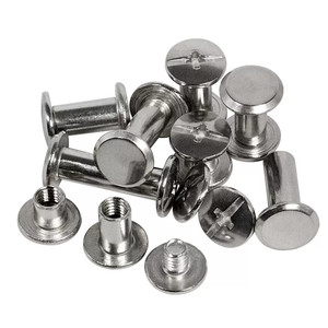 Vis OEM en acier inoxydable 304/316, acier au carbone, vis <span class=keywords><strong>à</strong></span> cuir, vis <span class=keywords><strong>à</strong></span> rivet, bouton, vis <span class=keywords><strong>à</strong></span> ceinture pleine, vis Chicago M2 M3 M4 M5 - Product Image 6