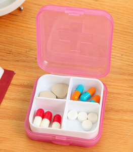 Pill Organizer Plastic Case Portable Travel Box <b>for</b> Pills & Jewelry, Bulk Order Friendly Compact <b>Storage</b> Box - Product Image 6