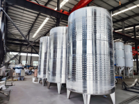 Équipement de fermentation en acier inoxydable pour le vin et le jus 1000L 2000L 3000L