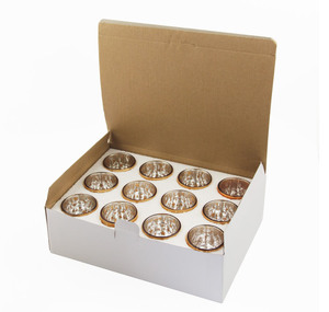 Set di 12 pezzi porta candele in vetro luce da tè per matrimonio <span class=keywords><strong>oro</strong></span> votivo con tappo in alluminio per matrimoni - Product Image 5
