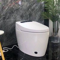 Kmry Intelligent Bidet Toilettes intelligentes Capteur de fonctionnement automatique Bol électronique en céramique WC Sanitaire avec rinçage par gravité