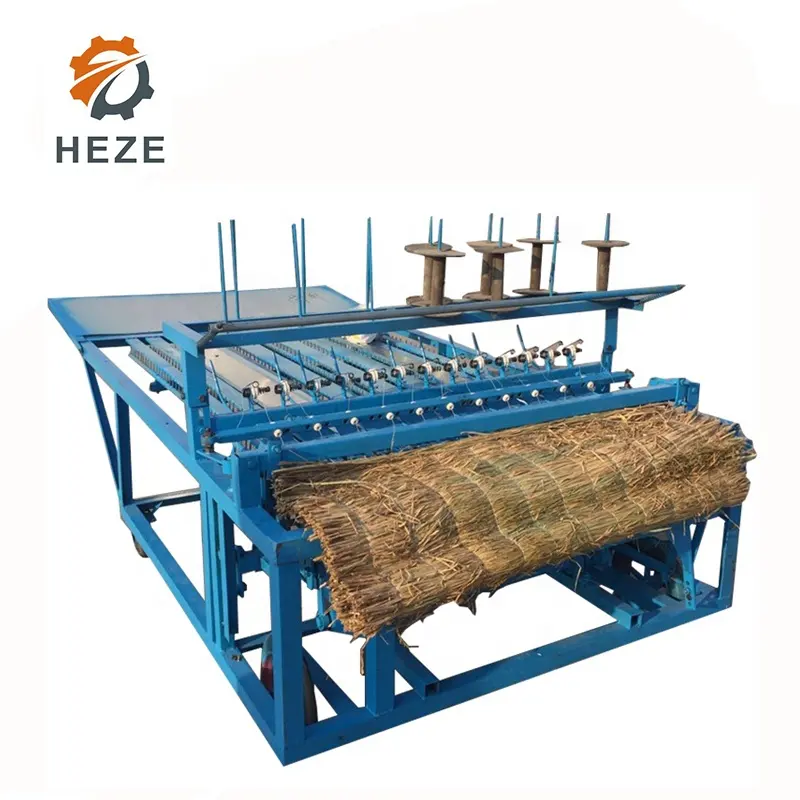 Handig Gebruik Reed Mat Breien Machine Hennep Palm Fiber Bed Matras Machine Kokosvezel Matras Vlechten Machine