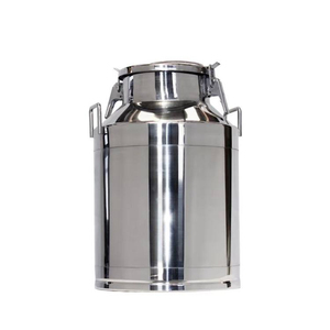 Cubo de Leche de Acero Inoxidable de Alta Resistencia con Tapa para Producción Láctea - Product Image 2