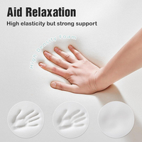 Coussin d'élévation des jambes en mousse à mémoire de forme de qualité médicale avec poignées pour la récupération post-chirurgicale, le soulagement des gonflements et la circulation