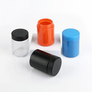 Frasco de Vidrio de Boca Ancha con Tapa de Plástico para Almacenamiento de <span class=keywords><strong>Exfoliante</strong></span> <span class=keywords><strong>Facial</strong></span>, Venta al por Mayor de Fábrica - Product Image 1