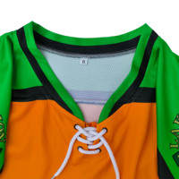 Jersey Hoki Es Premium Bernapas dengan Desain Cetak untuk Pemain Dewasa, Desain Merek Kustom untuk Performa di Lapangan, Tahan Lama