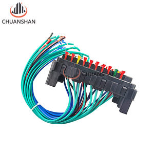 Piezas de maquinaria de construcción para Komatsu PC60 120 200 220 240 360 400-8 Panel de montaje de caja de fusibles Conjunto de base de arnés de cableado - Product Image 6