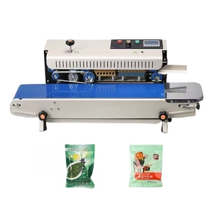 Continuous Film Sealing <b>Machine</b> for Kraft Paper Bag <b>Plastic</b> Heat Package Continuous Inkjet Sealer High Efficiency <b>Plastic</b> Bag Al - Product Image 1