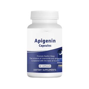 Capsules d'Apigénine pour le Sommeil, Complément Alimentaire, Extrait de Camomille 400mg, Capsules d'Apigénine pour Favoriser le Sommeil - Product Image 1