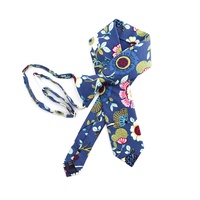 Corbata de Algodón con Estampado Floral para Niños y Niñas, Pre-Atada, Estrecha, Personalizada, Venta al Por Mayor en China