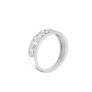 最新设计时尚镂空订婚戒指925纯银珠宝戒指