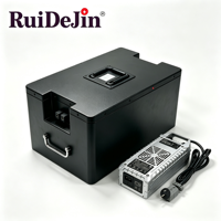 Batterie lithium-ion LiFePO4 32V 36V 80Ah 150Ah avec chargeur à charge rapide, garantie 5 ans pour centre de distribution logistique AGV