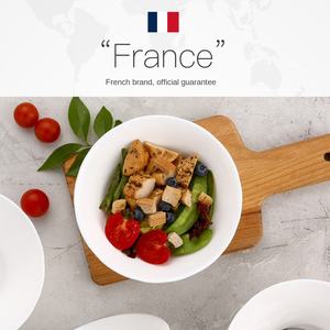 Service de table <span class=keywords><strong>Luminarc</strong></span> en verre opale de 18 cm, <span class=keywords><strong>assiette</strong></span> moderne épaisse pour barbecue, salades, desserts, repas, vaisselle de maison - Product Image 4