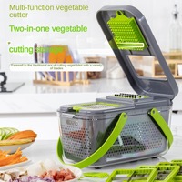 Outils et gadgets de cuisine multifonctionnels Coupe-légumes 22 en 1 Coupe-patates Mandoline Trancheuse