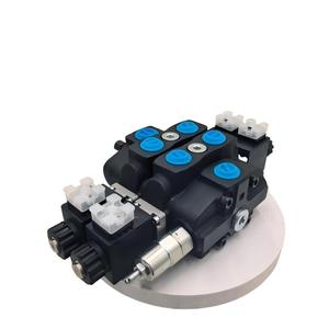 วาล์วควบคุมทิศทางไฮดรอลิกแบบแยกส่วน ฮัวเหมาโอ SD8 90 ลิตร/นาที 2-สปูล ควบคุมด้วยโซลินอยด์ (เครื่องยนต์ดีเซล) - Product Image 2