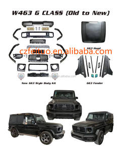 Kit carrosserie FEITUO en matériau PP avec pare-chocs avant et arrière, capot, garde-boue pour <span class=keywords><strong>G63</strong></span> 04-18 YEAR <span class=keywords><strong>AMG</strong></span> Type Utilisé Ancien Changement Nouveau Type. - Product Image 2