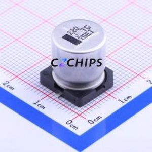 ตัวเก็บประจุ EEVTG1J221Q อลูมิเนียมอิเล็กโทรลีติค SMD D12.5xL13.5mm 220uF 20% 63V 350mA-100kHz - Product Image 1