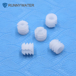 Connecteurs de meubles, raccords M6*10mm, inserts pour chevilles, connecteurs de joint de dilatation de panneau, écrous en plastique pré-insérés pour chevilles - Product Image 3