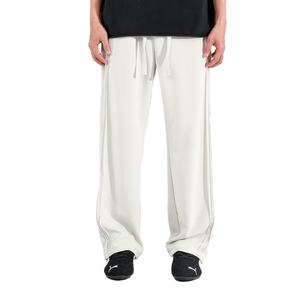 กางเกงแฟชั่นใหม่สั่งทำพิเศษ ผ้าฝ้าย 100% คุณภาพสูง ทรงตรงเข้ารูป มีเชือกผูกเอว สไตล์ลำลอง กางเกงกีฬา กางเกงวอร์มผู้ชาย - Product Image 4