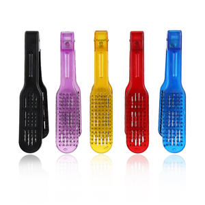 Herramientas <span class=keywords><strong>para</strong></span> el cuidado del cabello con logotipo personalizado, peine de abrazadera en forma de V resistente al calor, <span class=keywords><strong>cepillo</strong></span> antiestático <span class=keywords><strong>para</strong></span> <span class=keywords><strong>desenredar</strong></span> y alisar - Product Image 3