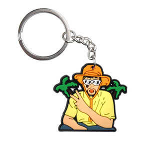 Llavero Personalizado de PVC Suave con Personaje de Dibujos Animados de Bad Bunny, Anillo para Llaves, Souvenir del <span class=keywords><strong>Cantante</strong></span> de Reggaeton, Regalo - Product Image 2