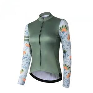 Jersey de Ciclismo de Manga Larga con Cierre Completo, Ligero, Transpirable, Resistente al Viento, Estampado en Varios Colores, de Alta Calidad y en Oferta para Ciclistas - Product Image 6