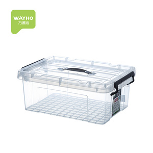 Storage Bins Organizer Home Plastic File Storage Boxes Bins Stackable Clothing Organizer Pp Durable Transparent Storage Box With Lid