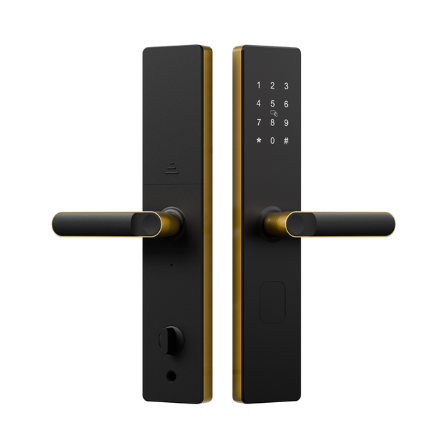 Hotel Apartment Smart RFID Electronic Swipe Lock for Wood Cloud Support WiFi Connectivity Supports Password/RFID Card/Mechanical